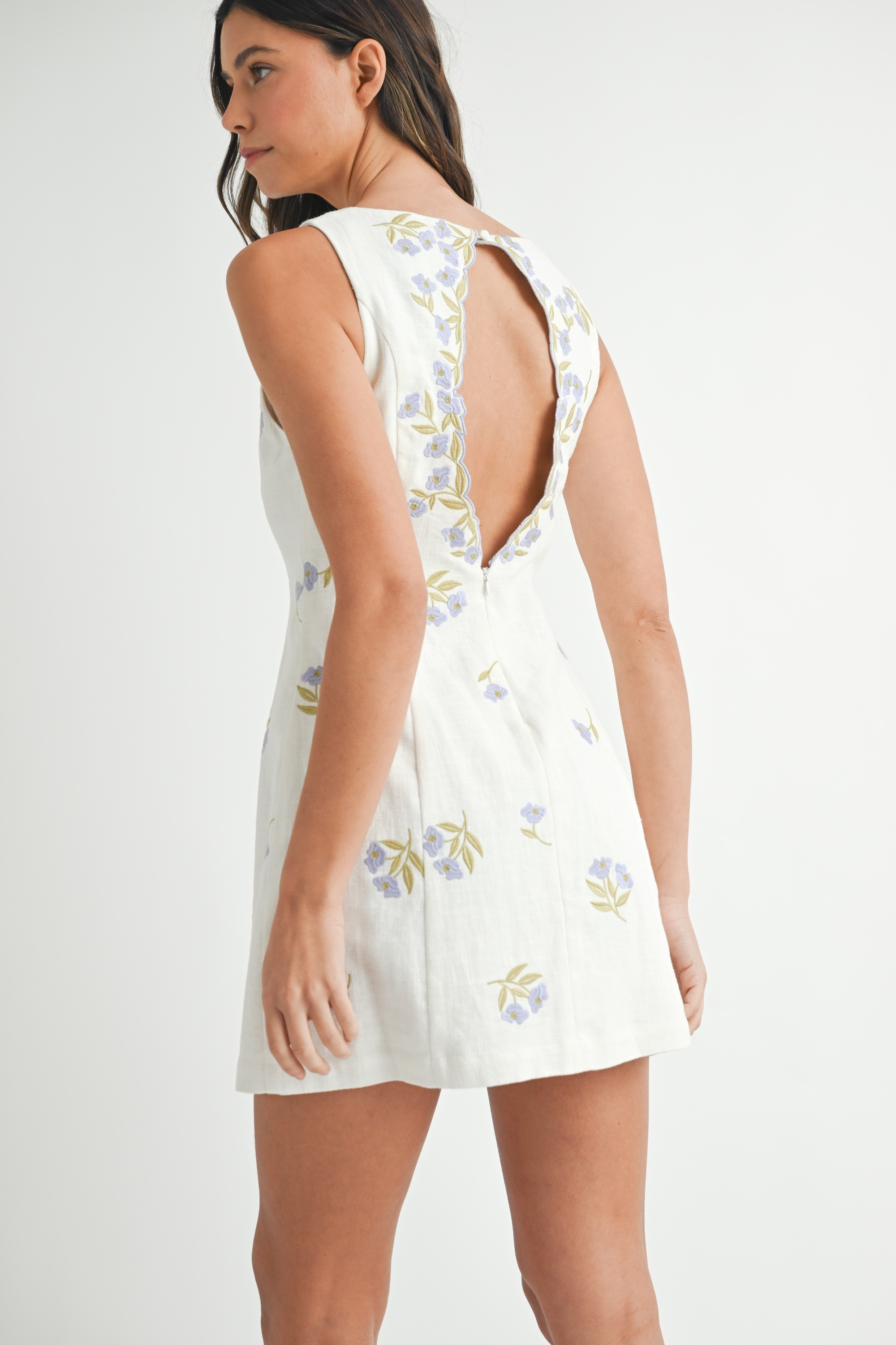 eden embroidered dress Eden Embroidered Dress – The Woodsfolk main image 0